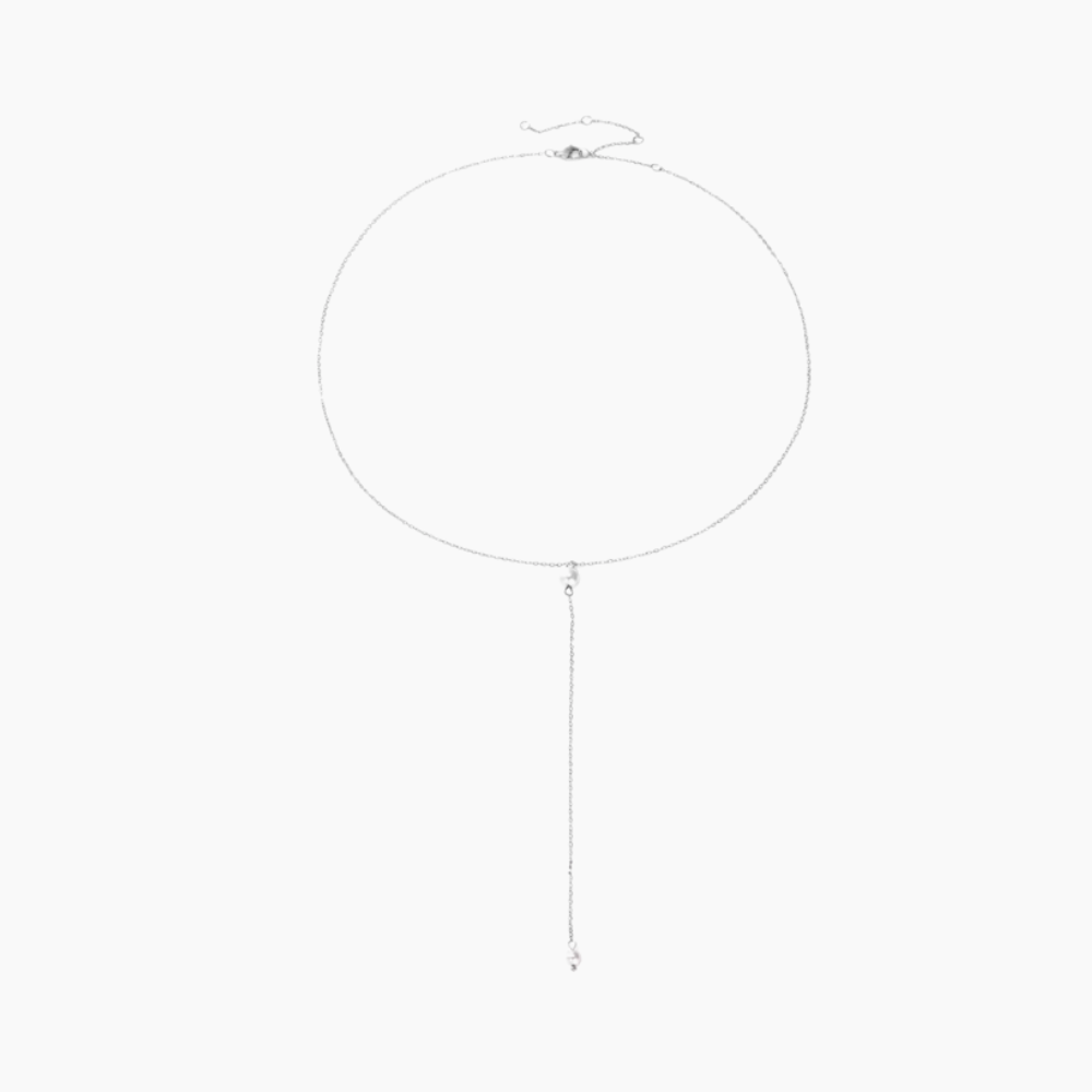 ALORA Halsband Pärla Rostfritt Stål