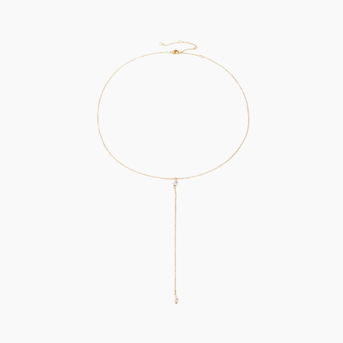 ALORA Halsband Pärla Rostfritt Stål