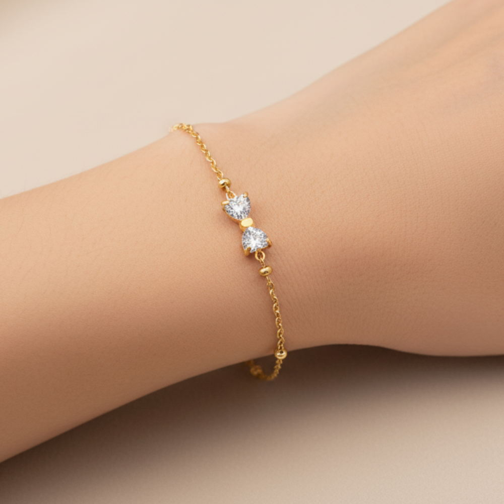 ELORA Armband 18K Guldplätering med Rosett