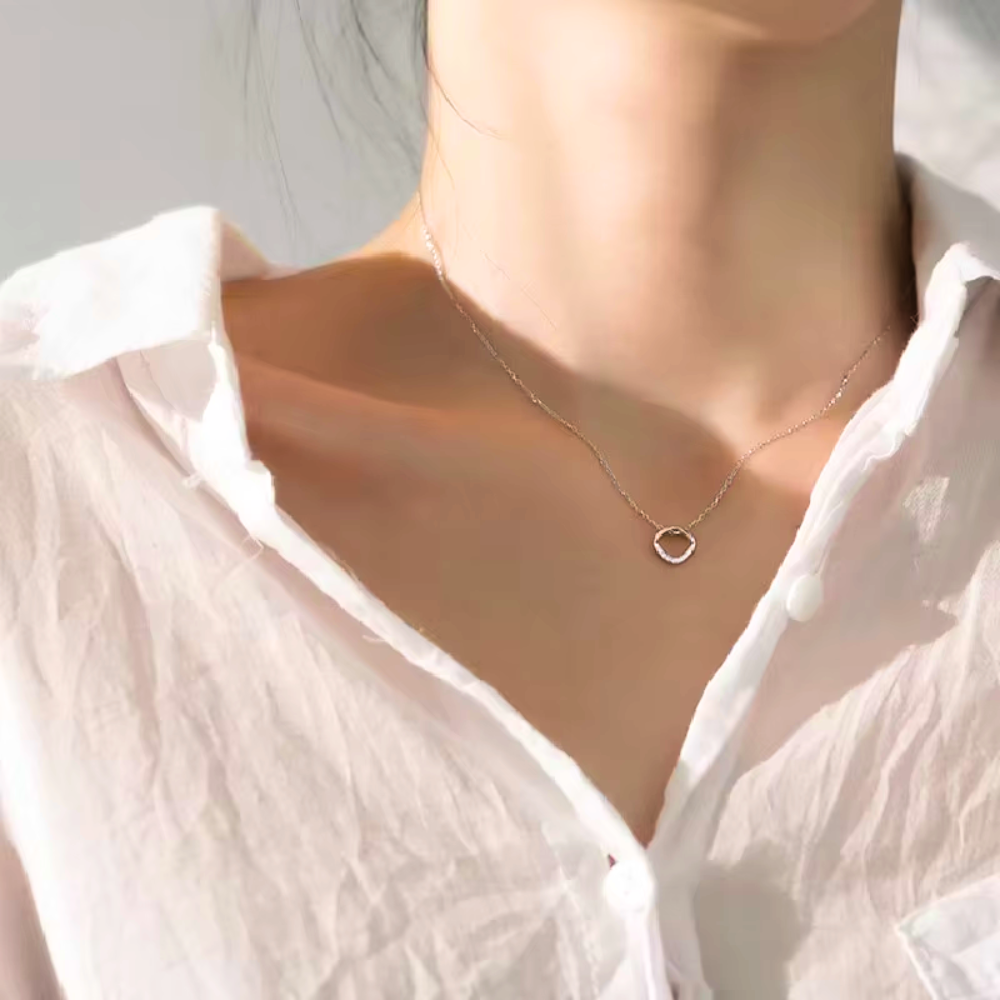 LUNARA Halsband Silverplätering